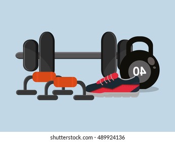 fitness lifestyle related icons image