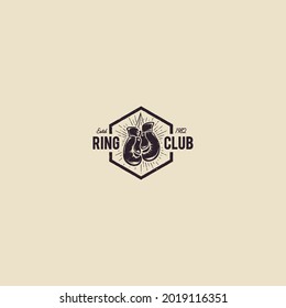 fitness logo black and white vector vintage retro