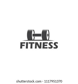 Fitness logo design. Gymnastic logo template. Body building logo concept. Sport and recreation logo for club or business.