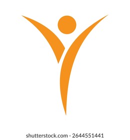Fitness Logo Design. Health Care Symbol Vector Sign. Bio Symbol