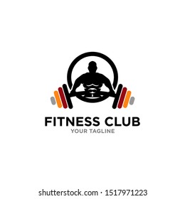 Fitness logo design template health or gym vector image