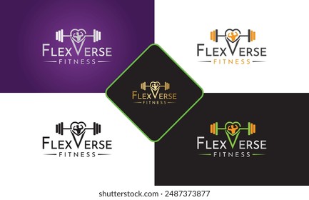 Fitness logo design template health or gym vector image, Gym Logo, Fitness Logo Vector, Design Suitable For Fitness, Sports Equipment, Body Health, Fitness Drink, Body Supplement Product Brands.