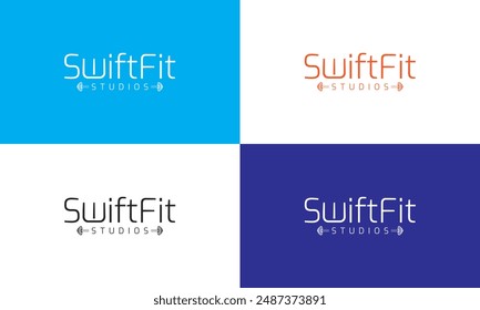 Fitness logo design template health or gym vector image, Gym Logo, Fitness Logo Vector, Design Suitable For Fitness, Sports Equipment, Body Health, Fitness Drink, Body Supplement Product Brands.