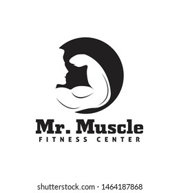 Fitness logo design template vector isolated illustration