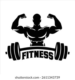 Fitness logo design, vector EPS 10 
