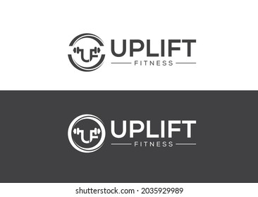 Fitness-Logo Design, Vektorbild