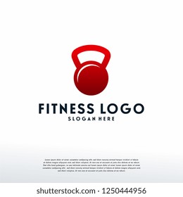 Fitness logo designs vector, King Gym logo vector illustration