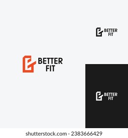 logotipo de fitness con archivo vectorial editable