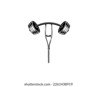 icono de vector de logotipo de fitness