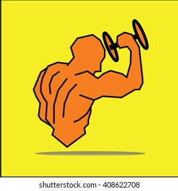 Fitness logo, Fitness logo eps10, Fitness icon vector, Fitness icon eps,