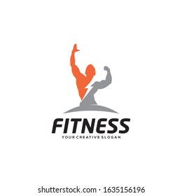 Fitness Logo, Gym Logo Vector