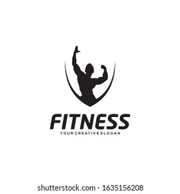 Fitness Logo, Gym Logo Vector