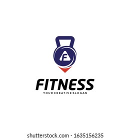 Fitness Logo, Gym Logo Vector