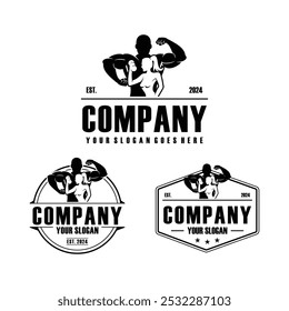 Fitness-Logo, Sport-Logo-Vektor