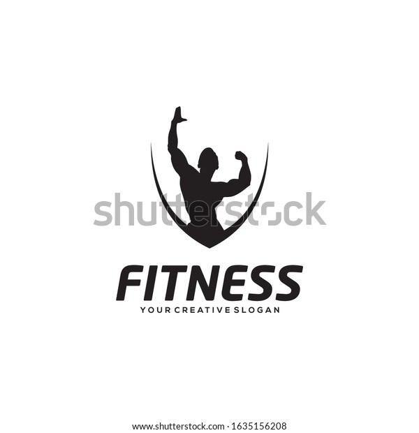 Hakuun Fitness Logo Gym Logo Vector Liittyva Vektorikuva Rojaltivapaa 1635156208