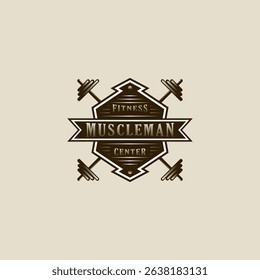 Fitness logo  GYM logo  vector icon illustration