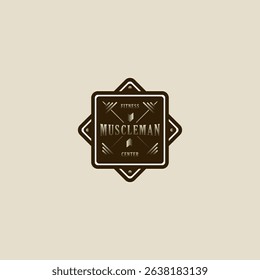 Fitness logo  GYM logo  vector icon illustration