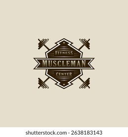 Fitness logo  GYM logo  vector icon illustration