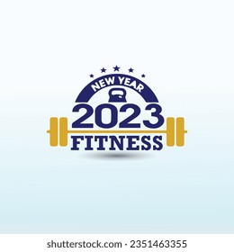 Fitness Logo for New Year 2023 Weight Loss Program