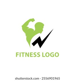 Fitness logo, power logos, Gym logo, Body builder icon, Fitness Gym logo design template, design for gym and fitness club, vector illustration