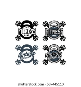 Fitness Logo Set