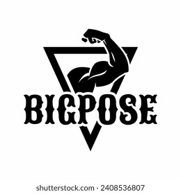Fitness-Logo einfach sauber und elegant
