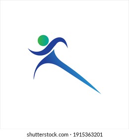 fitness logo symbol illustration design template - vector