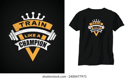 Fitness Logo - Fitness T Shirt Design - Gym T Shirt Design - Gym Logo