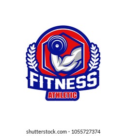 Fitness logo template