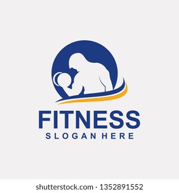 fitness logo template