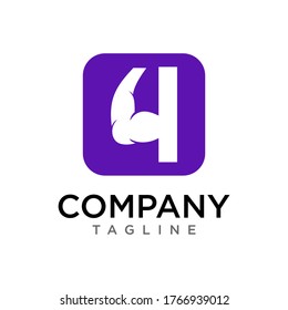 Fitness logo template
