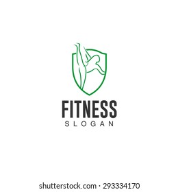 Fitness logo template