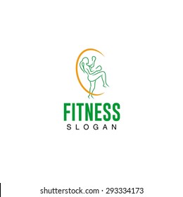 Fitness logo template