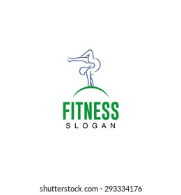 Fitness logo template