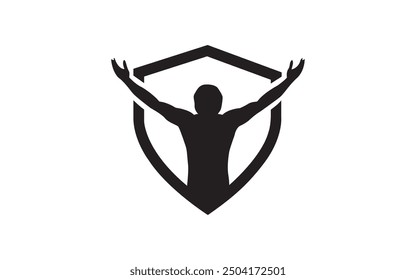 Fitness logo template Icon Illustration Brand Identity Isolated and flat illustration Vector graphic