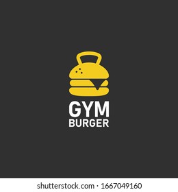 Fitness logo template vector fun and strong 
