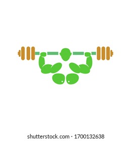 Fitness logo template vector icon design