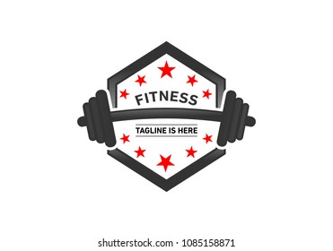 Fitness logo vector