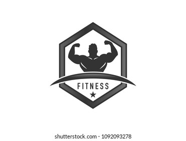 Fitness logo vector
