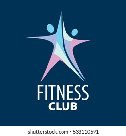 Fitness logo, vector