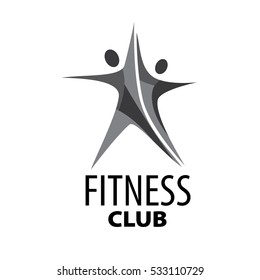 Fitness logo, vector