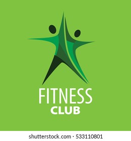 Fitness logo, vector