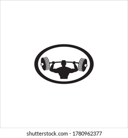 fitness logo vector design illustration background