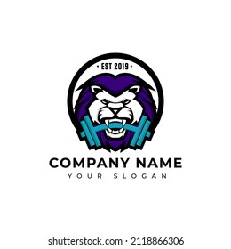 Fitness logo vector design template