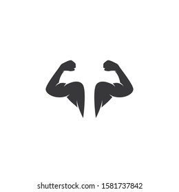 Fitness logo vector flat design
