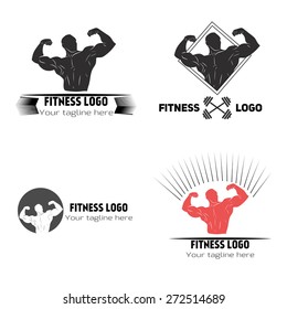 Fitness logo vector illustration 2