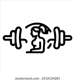 Fitness Logo Vector Illustration Design Perfect for Gym Branding and Wellness Projects