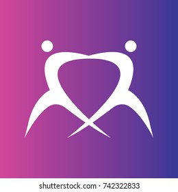 Fitness logo vector sign symbol