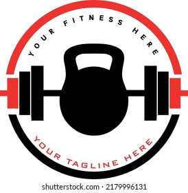Fitness Logo Weight Logo Design Stock Vector (Royalty Free) 2179996131 ...
