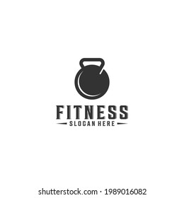 fitness logo in white background